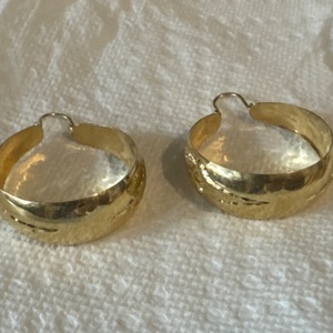 Hoop Earrings 14kyg 6.8g 