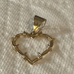 Heart Pendant 14kyg 3.8g 