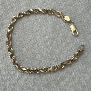 Gold Rope Bracelet 14kyg 19.8g 