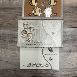 2015 UNITED STATES PRESIDENTIAL 1$ COIN PROOF SET