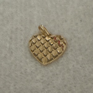 Heart Pendant 10kyg 0.7g 
