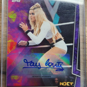 2018 TOPPS TAYNARA CONTI NXT WWE AUTO CARD 65/99