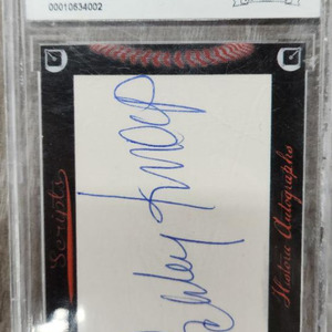 2017 HISTORIC AUTOGRAPH BOBBY KNOOP BECKETT