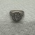 Ladies 14K white gold cluster diamond ring