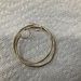 10K YELLOW GOLD HOOP EARRINGS 1.5 GRAMS