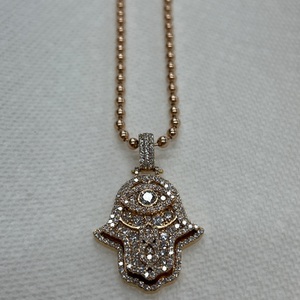 Necklace 177dias 4.56ctw 14krg