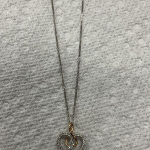 Necklace 34dias .42ctw 14kwg 3.7 