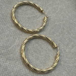 Hoop Earrings 14kyg 4.7g 