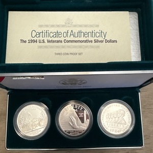 1994 US VETERANS  SILVER PROOF