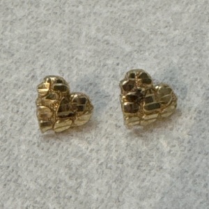 Heart Earrings 10kyg 1.3g 