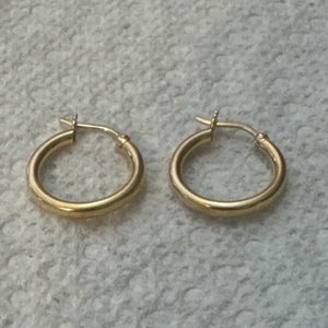 Hoop Earrings 14kyg 1.4g 