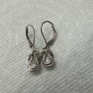 Earrings 12dias .50ctw S925 2.3g 