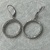 Earrings 74dias .74ctw 10kwg 2.9 gr