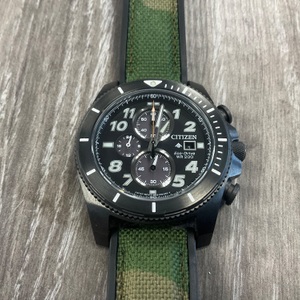 CITIZEN B612-S119049 CAMO BAND, SAPPHIRE CRYSTAL