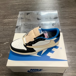 Jordan 1 Retro x Fragment Design x Travis Scott Low Blue - Size 10 DM7866-140