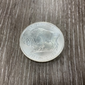 BUFFALO .999 1OZ SILVER ROUND SPOT PRICE +$2