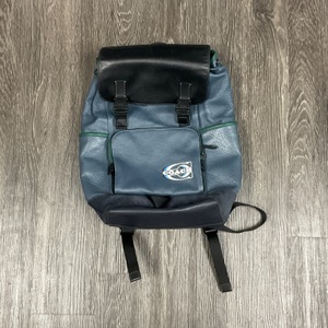 COACH BLUE AND GREEN LEATHER BACKPACK
