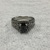 14k WG Black Stone & Diamond Ring Size 7, 6.6GR