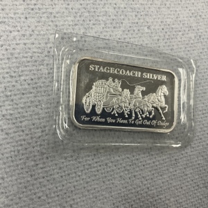 1 OZ STAGECOACH SILVER BAR 