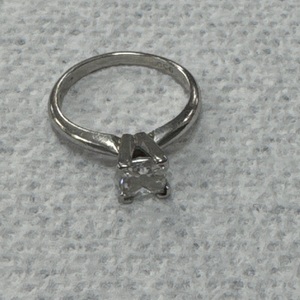 Ring 1dias .37ctw Pt950 3.5g .