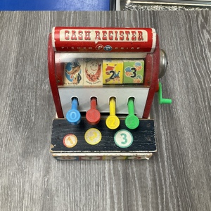 fisher price vintage cash register toy