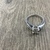 Female White Gold Engsgement Ring 5g/14kt 
