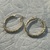 Yellow Gold Hoops Earrings 1.4g/14kt 