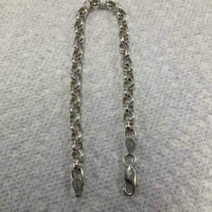 Silver Rolo Bracelet Sz:8 11g/0.925% 