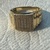 Yellow Gold CZ Band Ring 7.5g/10kt 