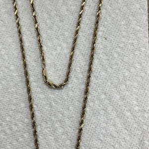 Yellow Gold Rope Chain Sz:26 
