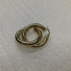 Yellow Gold Hoops Earrings 3.8g/14kt 