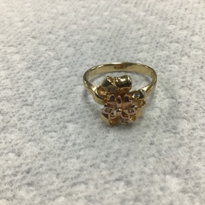 Yellow Gold Butterfly Ring