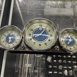 POTTERY BARN GAUGES CLOCK