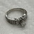 Female White Gold Solitaire  Ring 7.4g/14kt