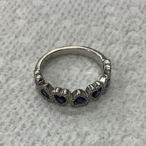 Gold 14kt Diamond Heart Band 