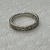 White Gold Band Ring Sz:6.5 3.8g/14kt 