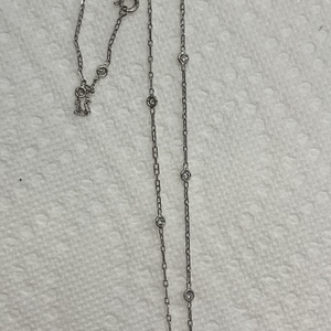 Stunning White Gold Chain Necklace 6.5g/18kt 
