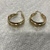 Yellow Gold Hoop Earrings 4g/14kt 