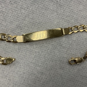 Gold ID Bracelet 18.2g/14kt 