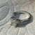 White Gold CZ Solitare Ring 4.6g/14kt -