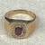Male Yellow Gold Ring Sz:12 6.3g/14kt 1.00CT RUBY  