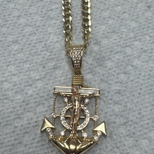 Anchor Yellow Gold Chain Necklace 19.2g/14kt 