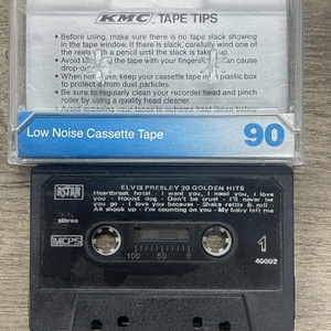 ELVIS PRESLEY 20 GOLDEN HITS ON CASSETTE