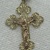 Two tone Yellow Gold Cross Pendant 5.4g/14kt 