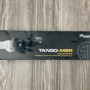 SIG SAUER TANGO-MSR 1-6X24 RIFLESCOPE WITH BOX
