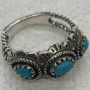 Silver Turquoise Ring 6.9g/0.925%