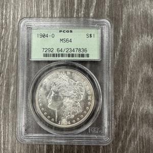 1904 O MORGAN DOLLAR MS64