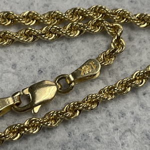 Yellow Gold Rope Chain 15.6g/14kt 
