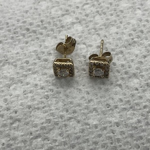 Yellow Gold Studs Earrings 1.1g/10kt