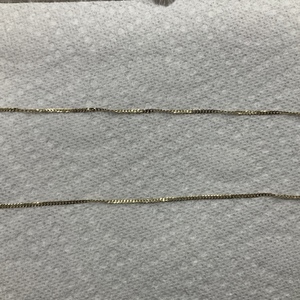 Yellow Gold Curb Necklace 3.1g/14kt 